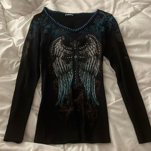 vocal cross long sleeve top